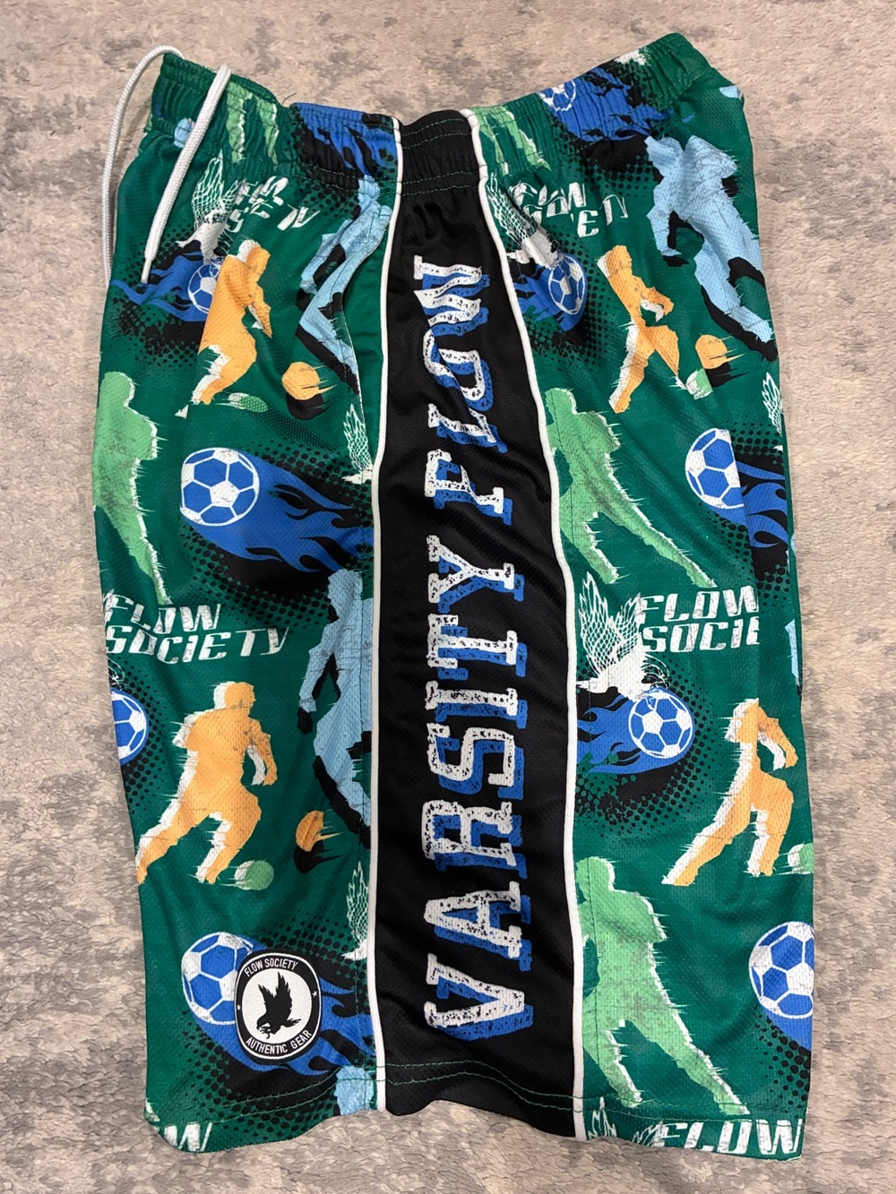 Boys Soccer Flow Society Shorts Y XL